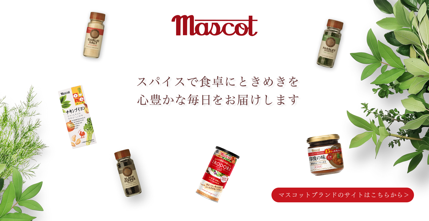 スパイスで食卓にときめきを心豊かな毎日をお届けします